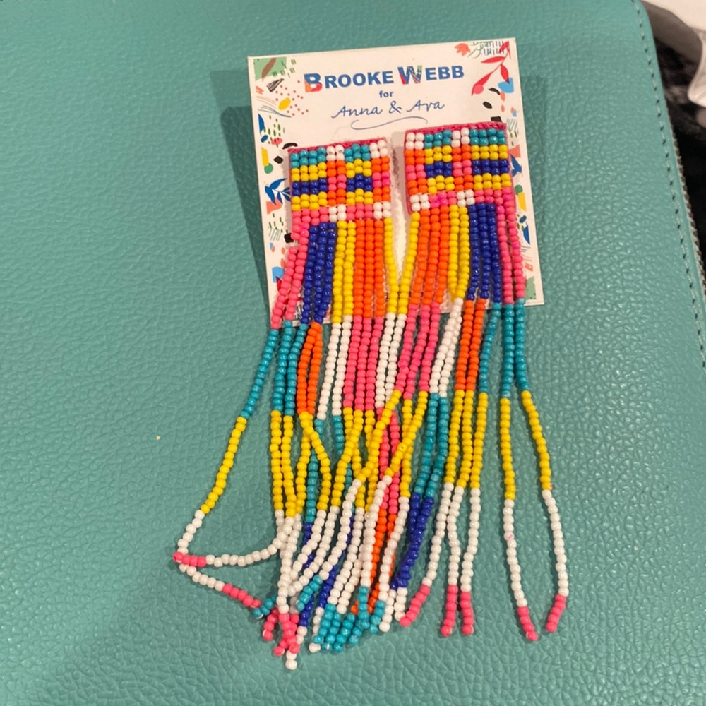Brooke Webb beaded earrings